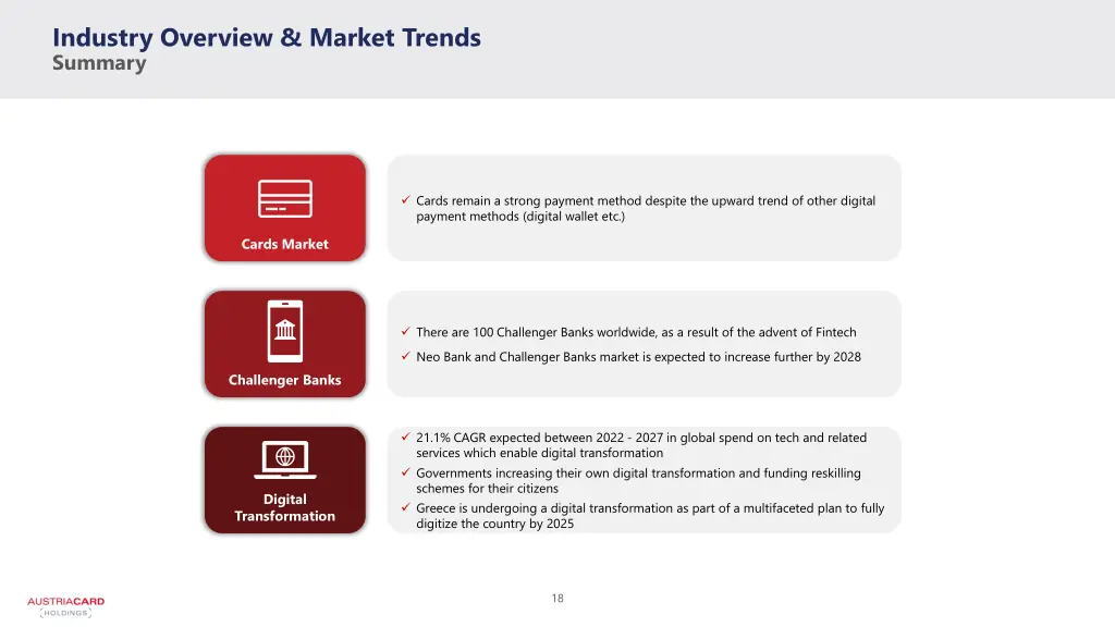 industry overview market trends summary
