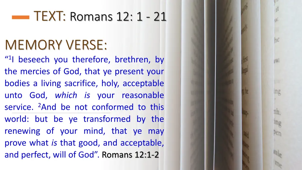 text romans 12 1 21