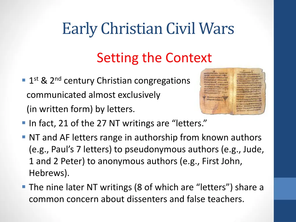 early christian civil wars 3