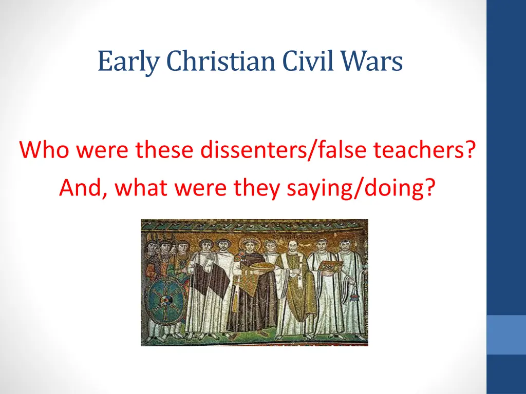 early christian civil wars 5