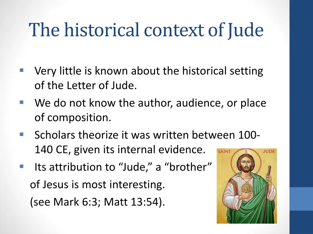 the historical context of jude