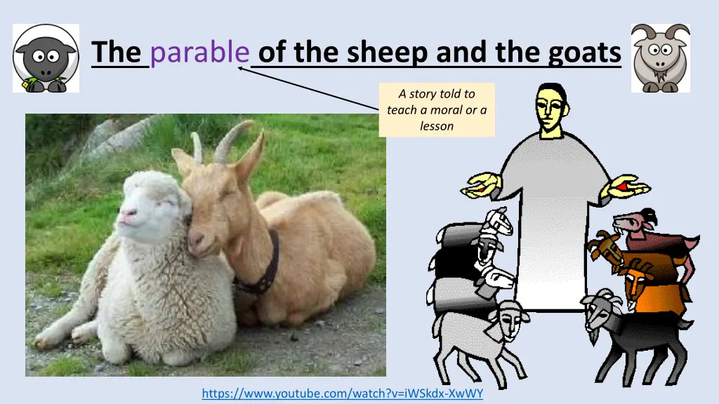 the parable of the sheep and the goats