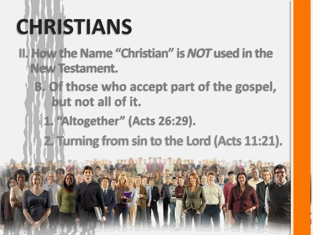 christians 8