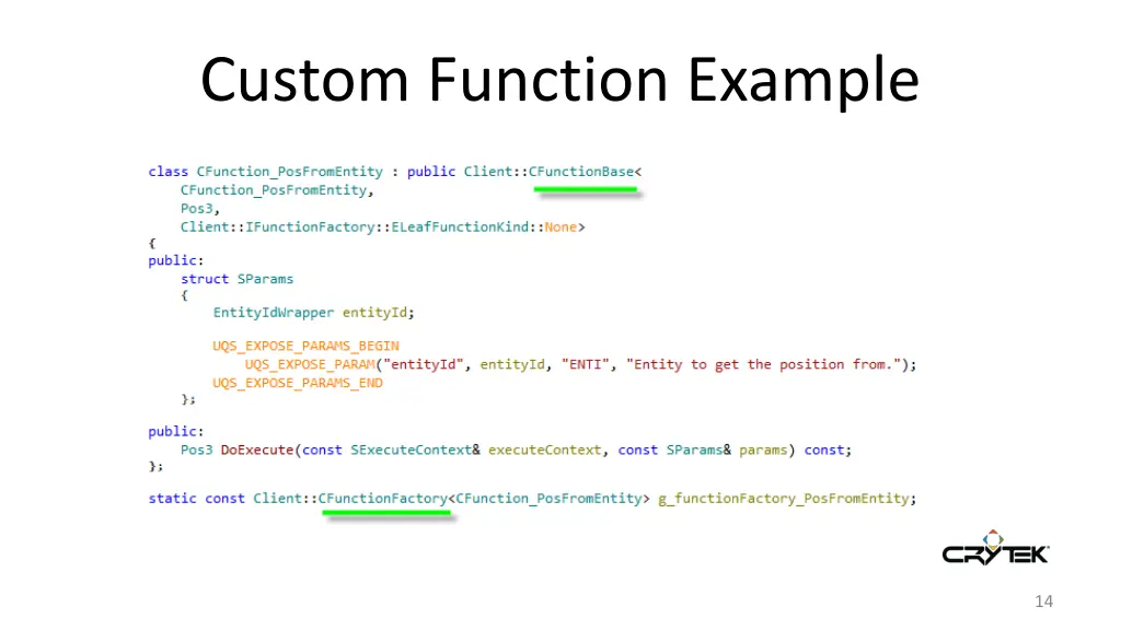 custom function example