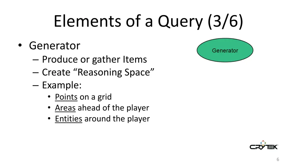 elements of a query 3 6