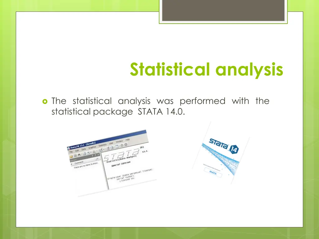 statistical analysis 1