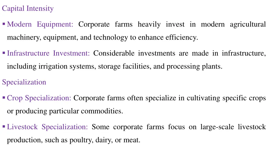 capital intensity