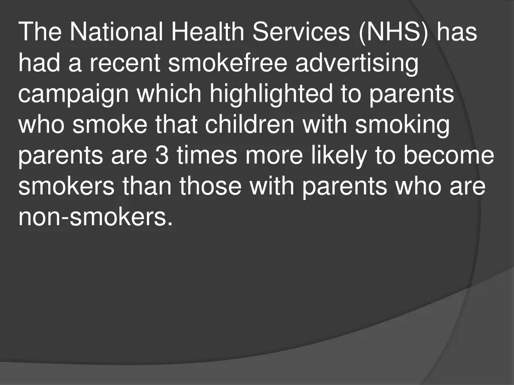 the national health services nhs has had a recent