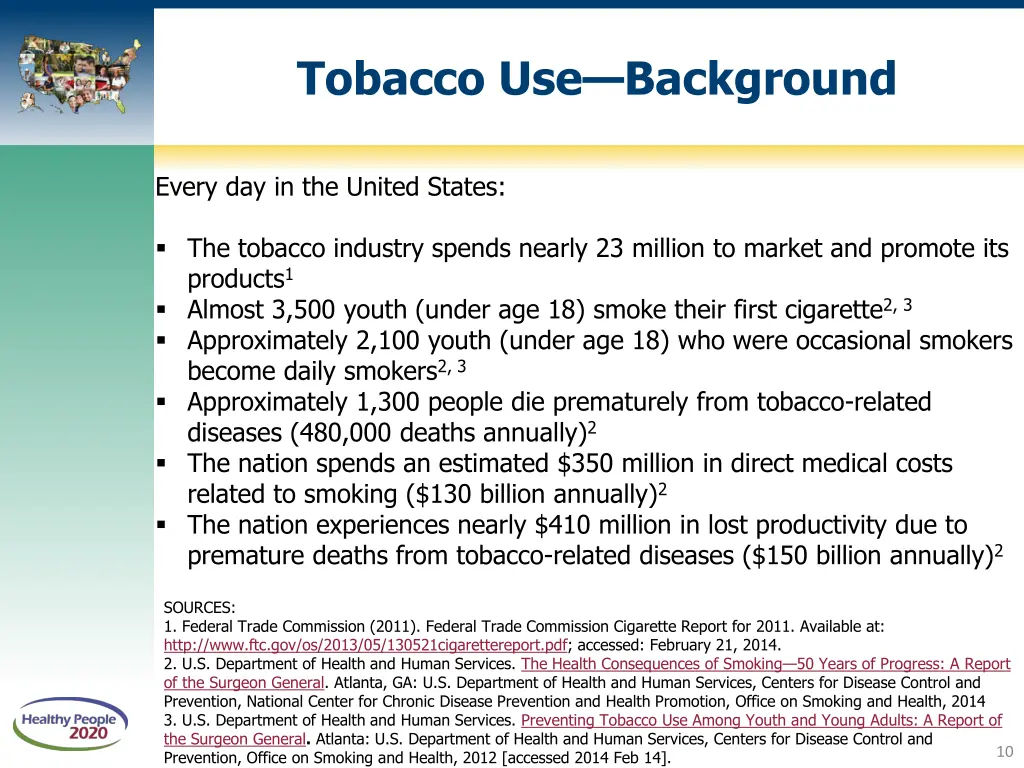 tobacco use background