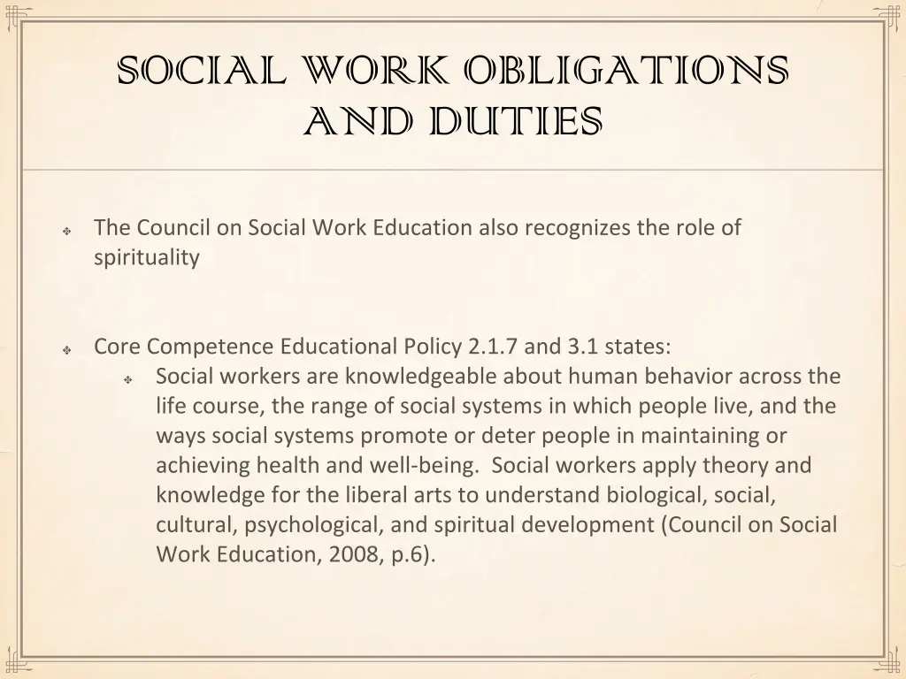 social work obligations and duties 2