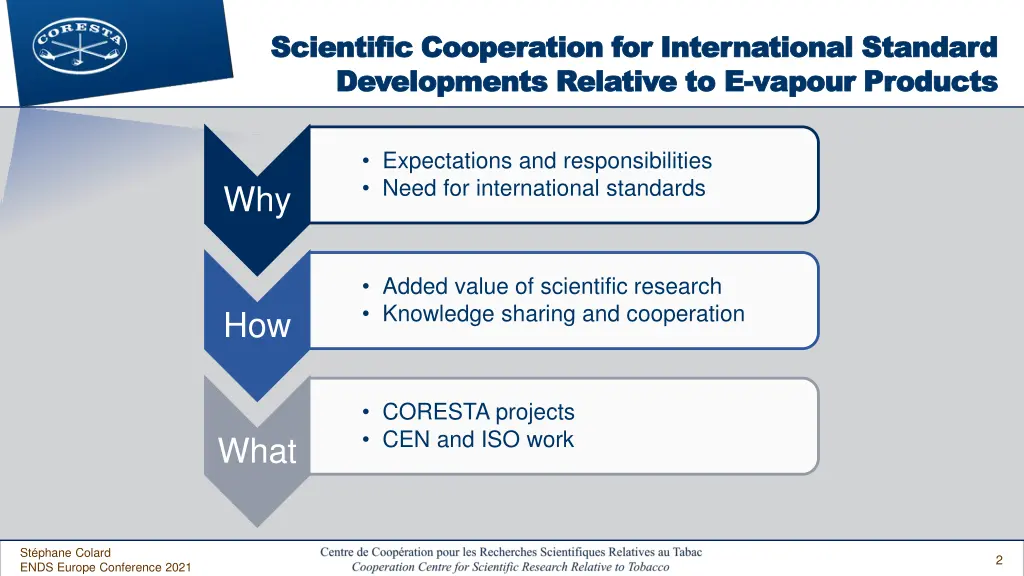 scientific cooperation for international standard