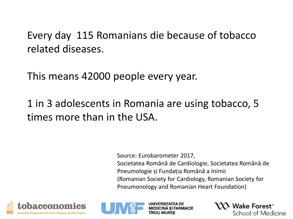 every day 115 romanians die because of tobacco