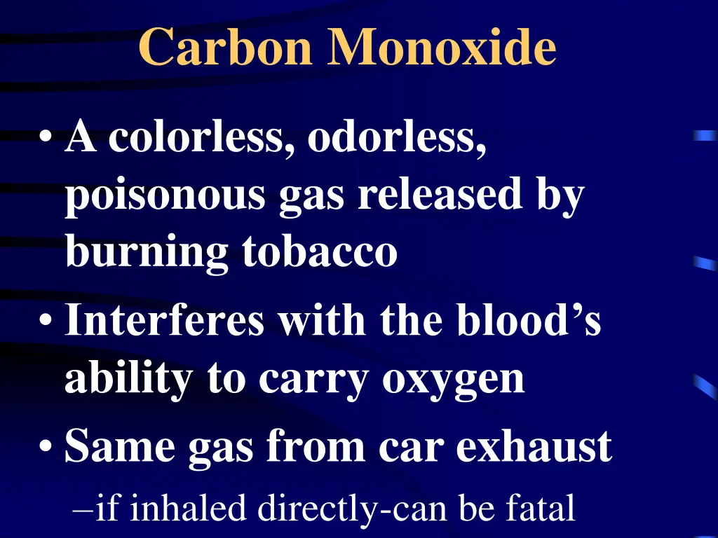 carbon monoxide