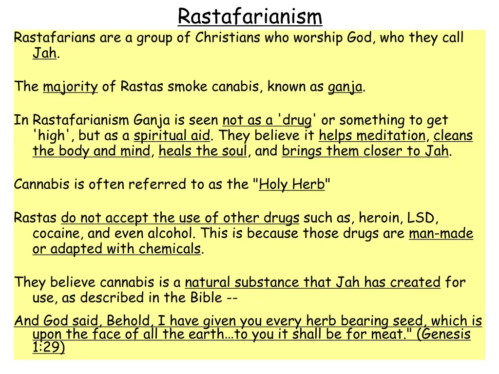 rastafarianism