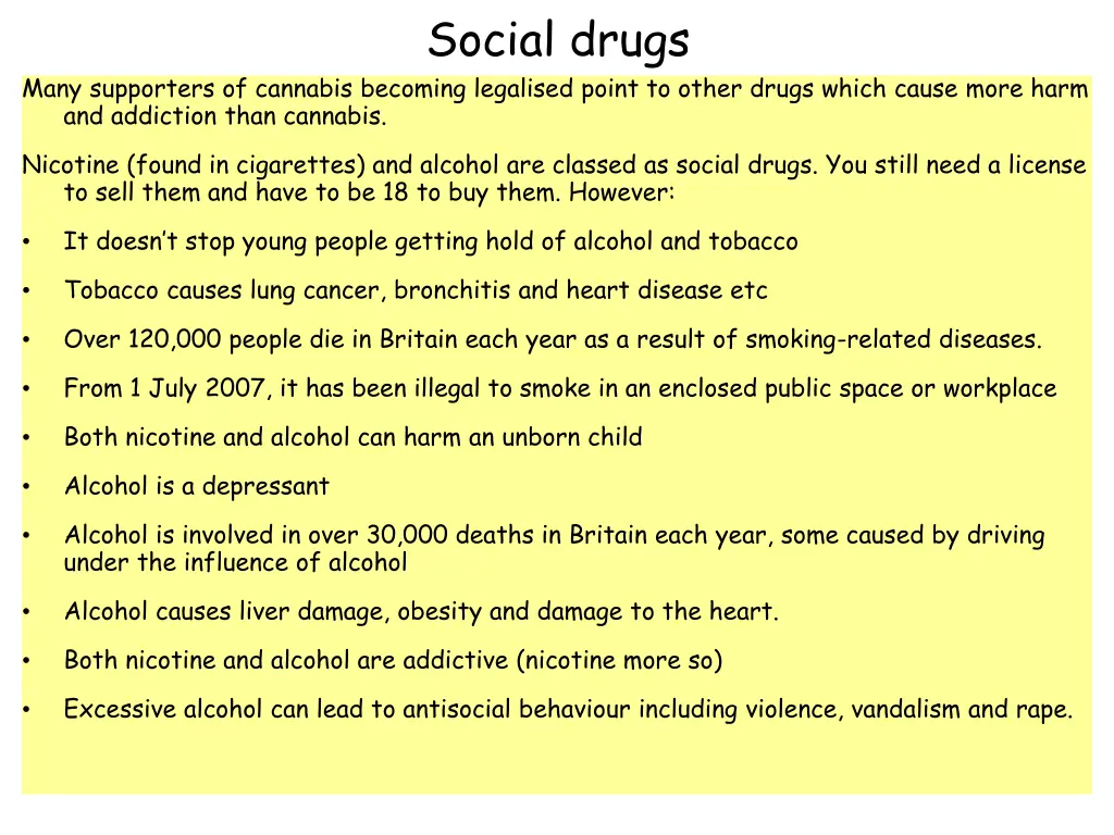 social drugs