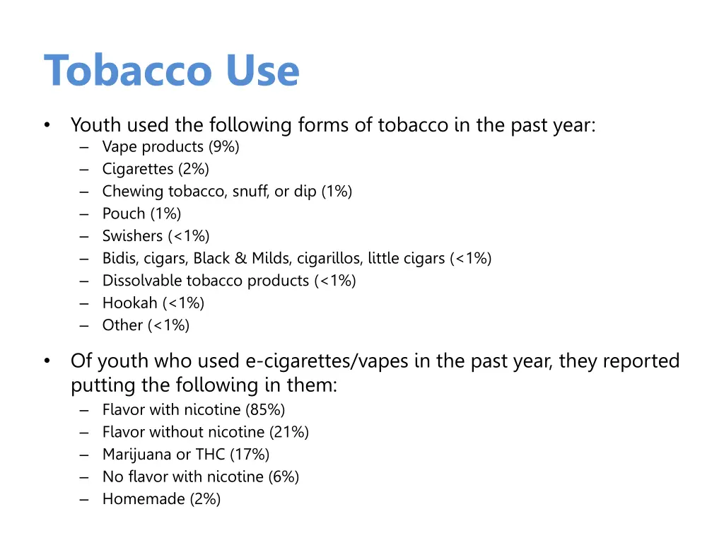 tobacco use 4