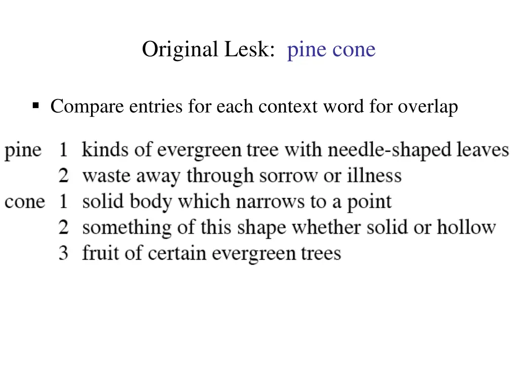 original lesk pine cone