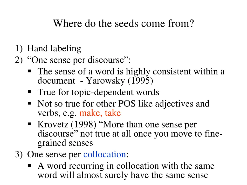 where do the seeds come from