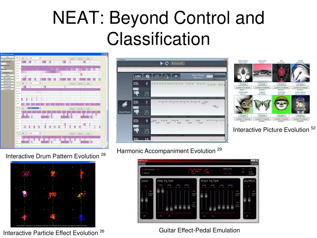 neat beyond control and classification