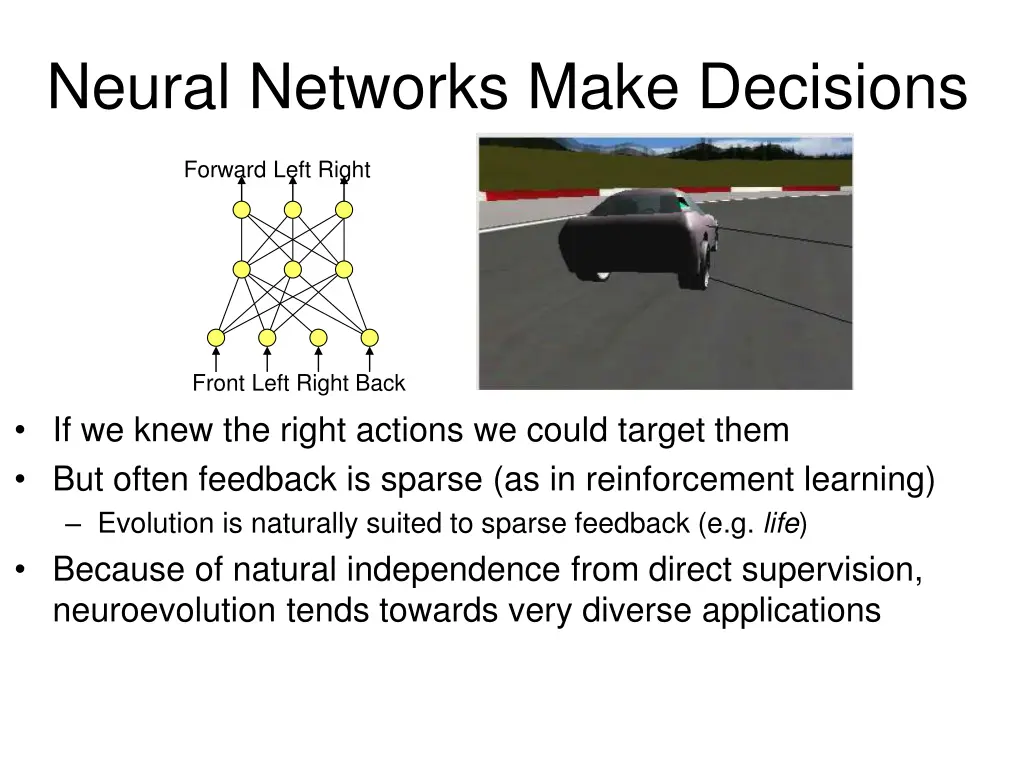 neural networks make decisions