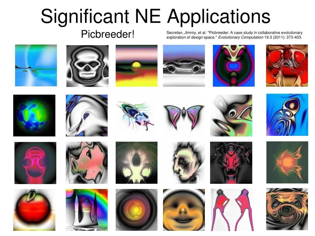 significant ne applications picbreeder