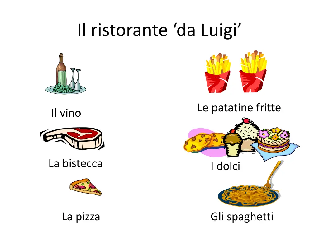 il ristorante da luigi