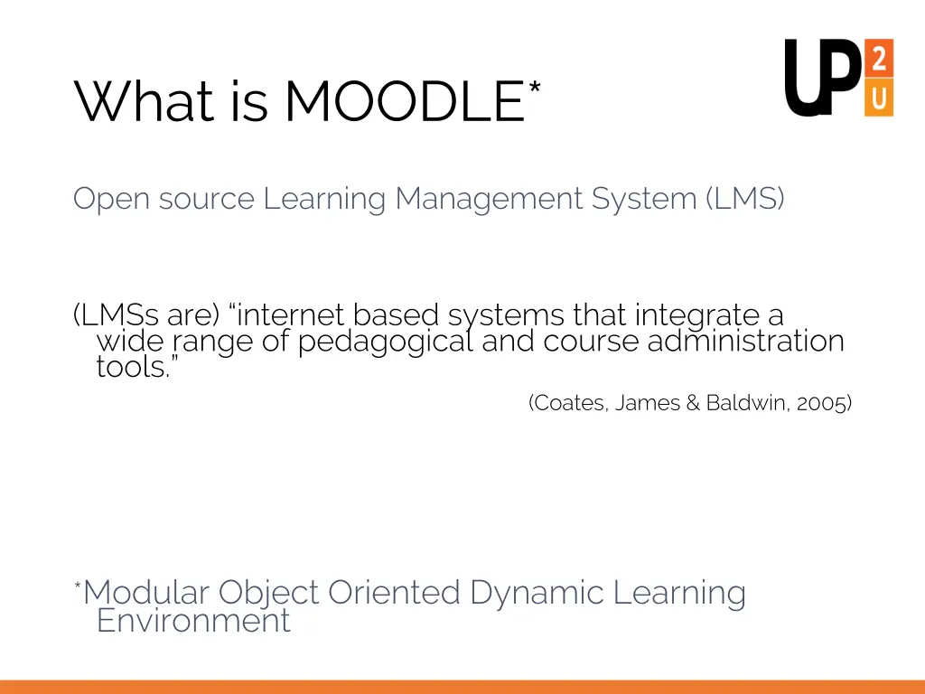 what is moodle