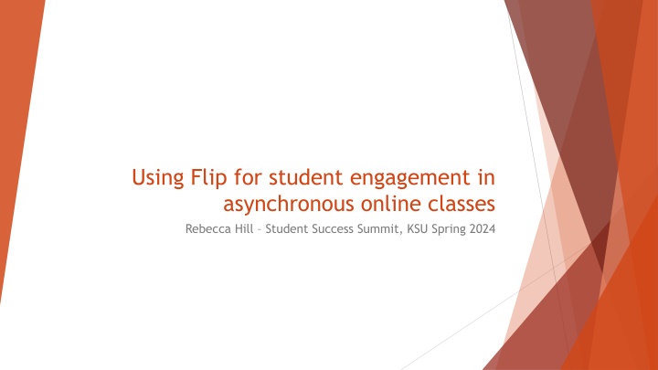 using flip for student engagement in asynchronous