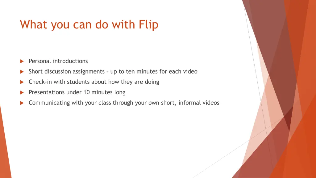 what you can do with flip