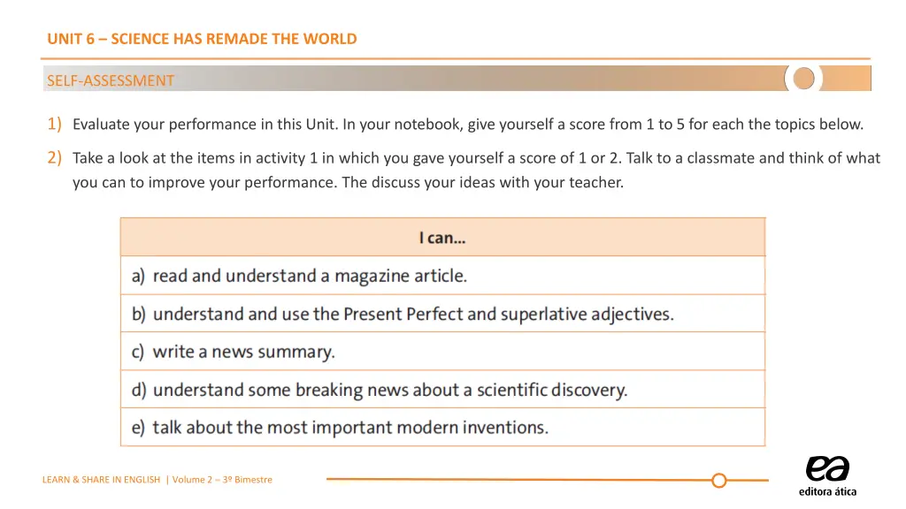 unit 6 science has remade the world 9