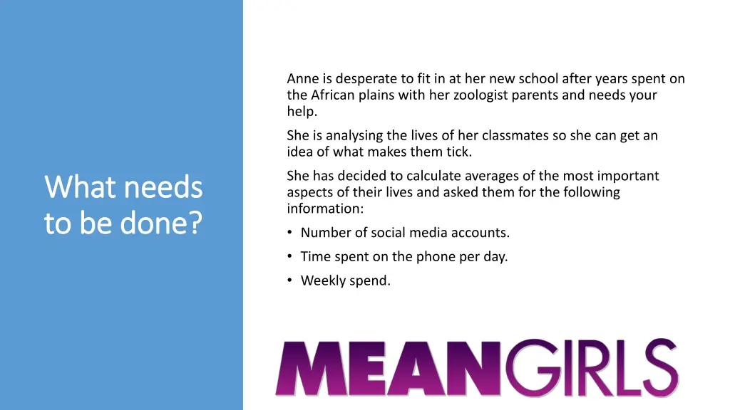 anne is desperate to fit in at her new school