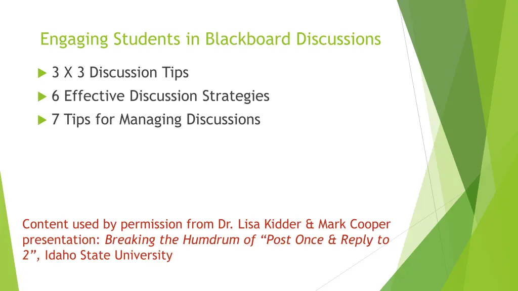 engaging students in blackboard discussions 2