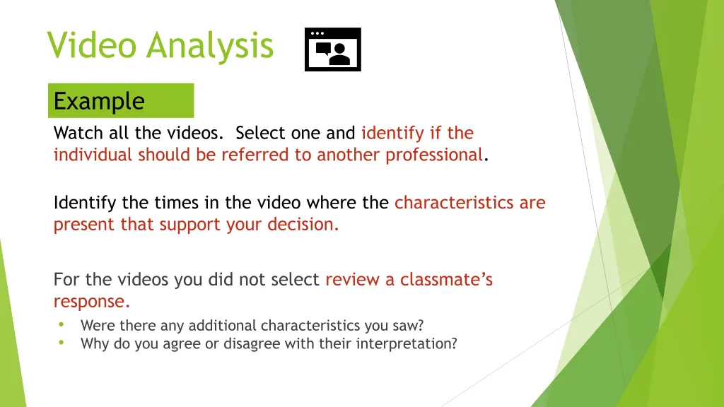 video analysis 2