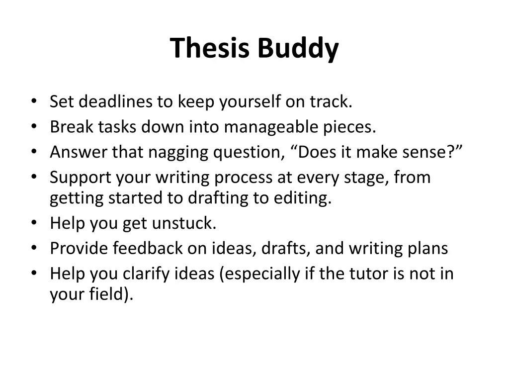 thesis buddy 1