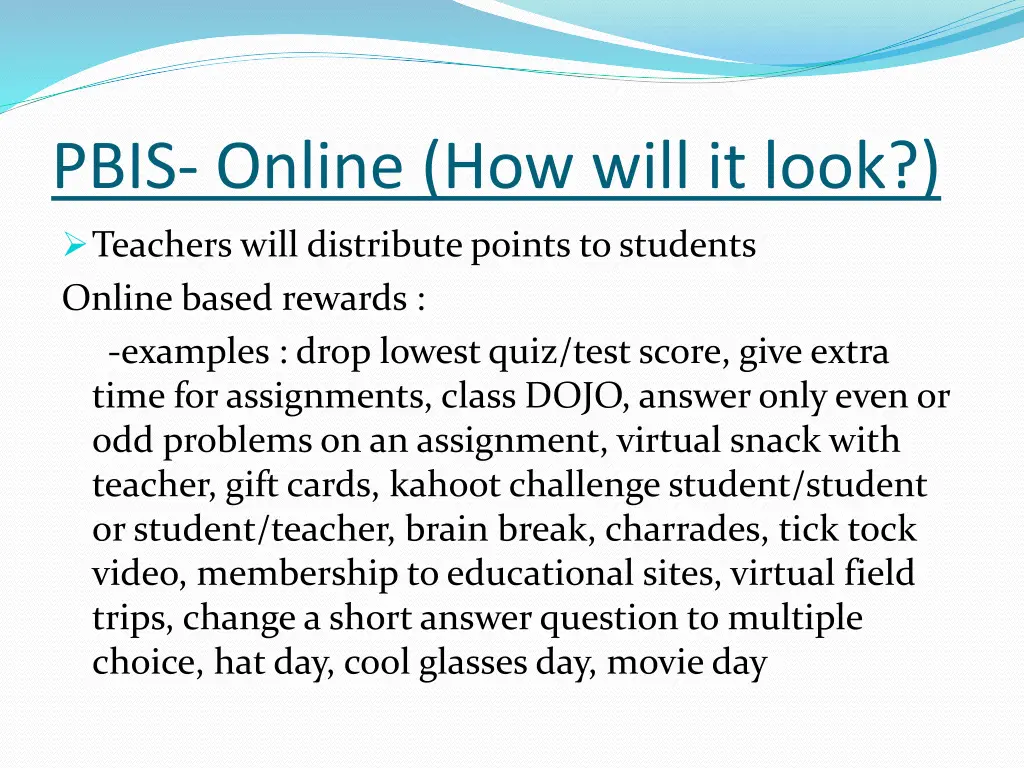 pbis online how will it look