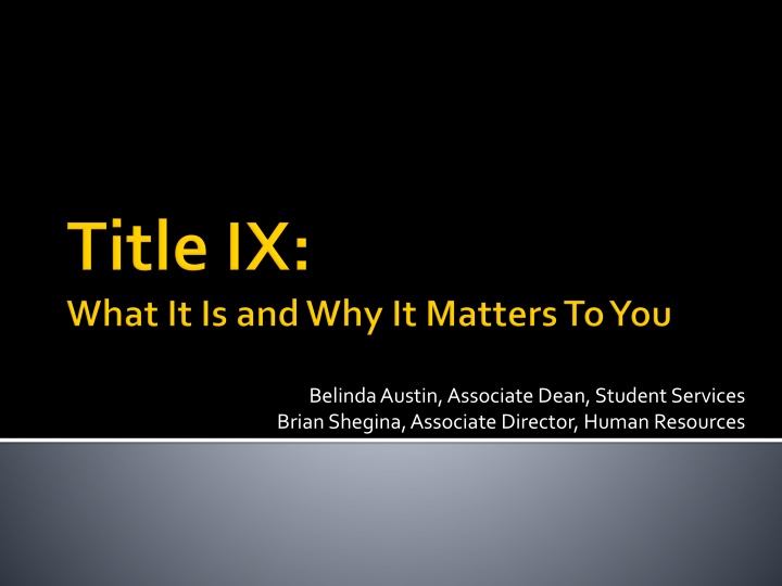 belinda austin associate dean student services