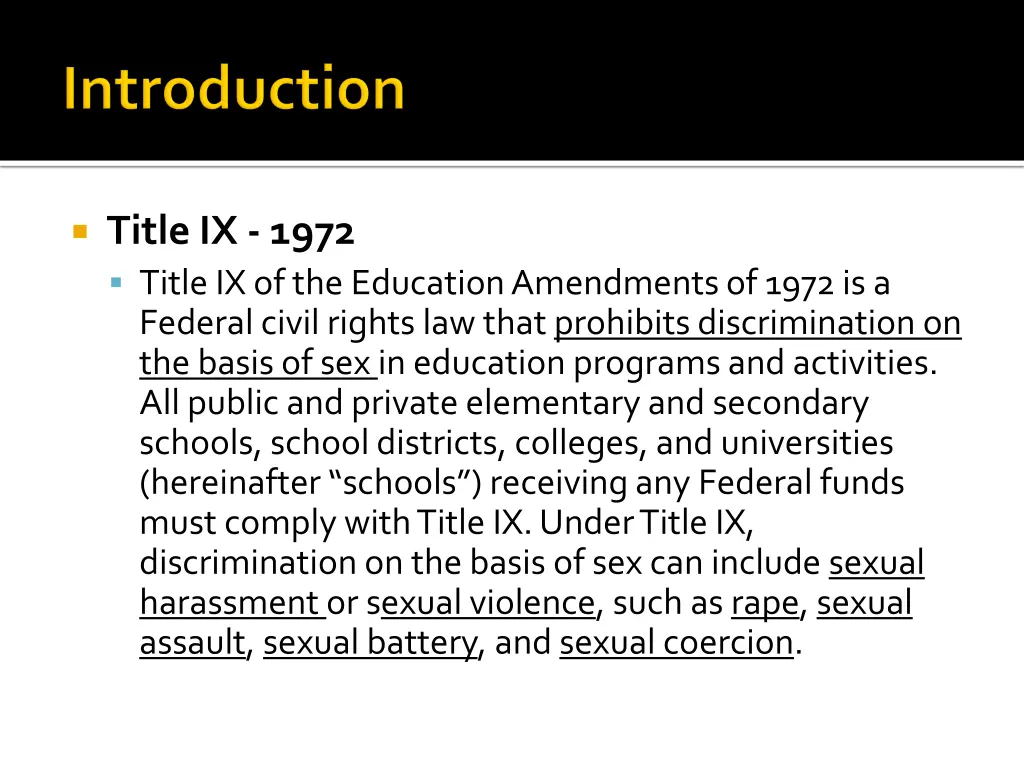 title ix 1972 title ix of the education