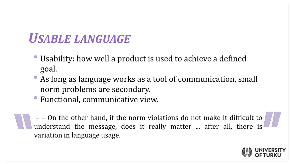 u sable language usability how well a product