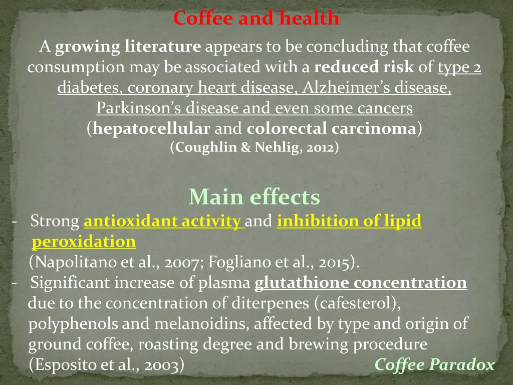 coffee and health