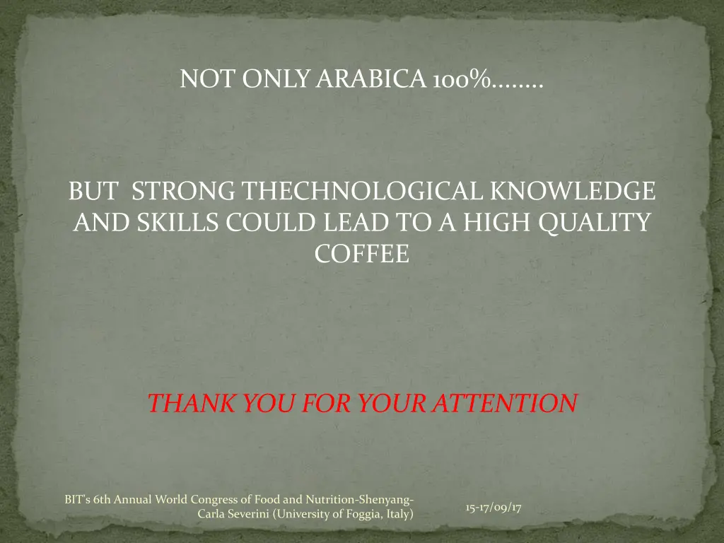 not only arabica 100