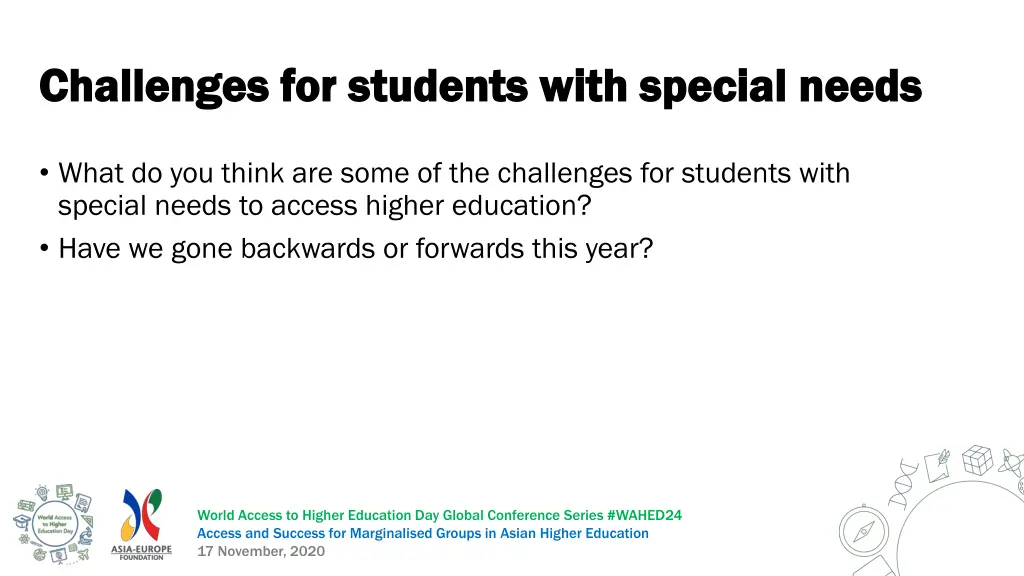 challenges for students with special needs