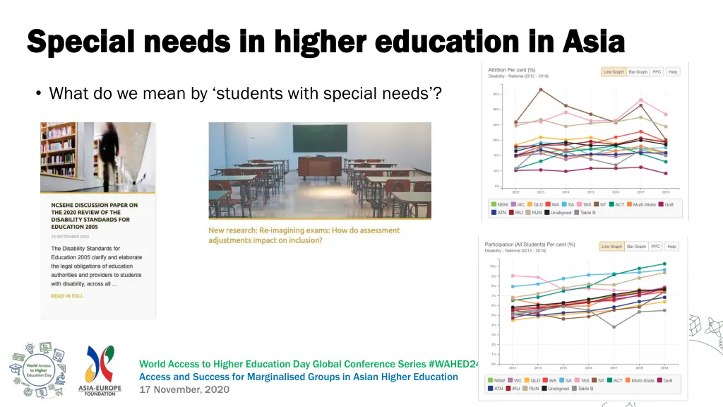 special needs in higher education in asia special