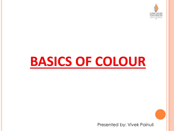 basics of colour