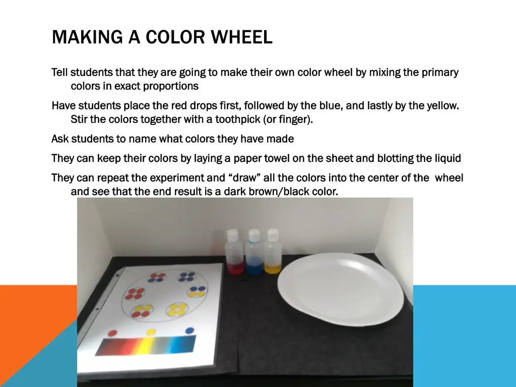 making a color wheel