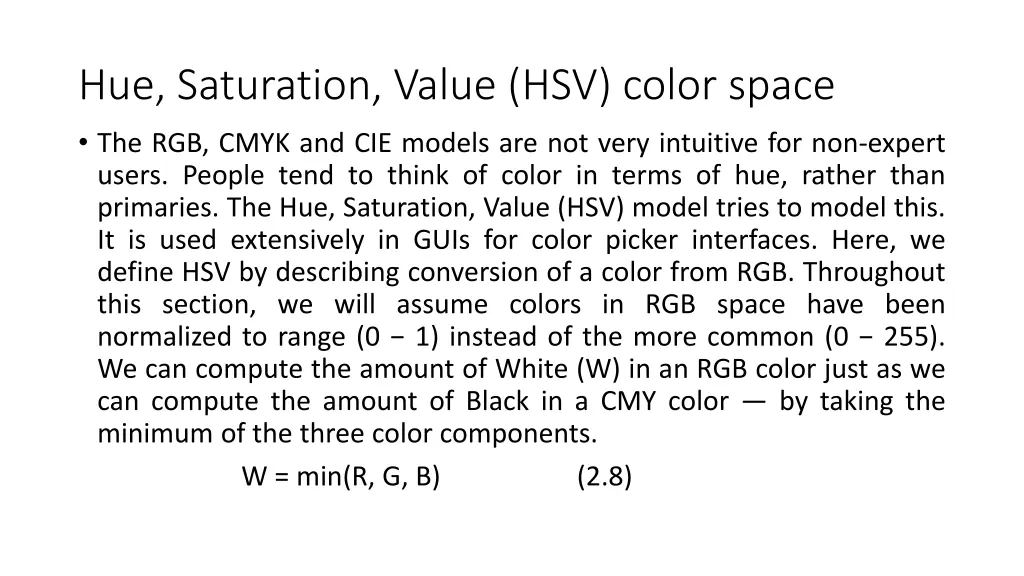 hue saturation value hsv color space the rgb cmyk