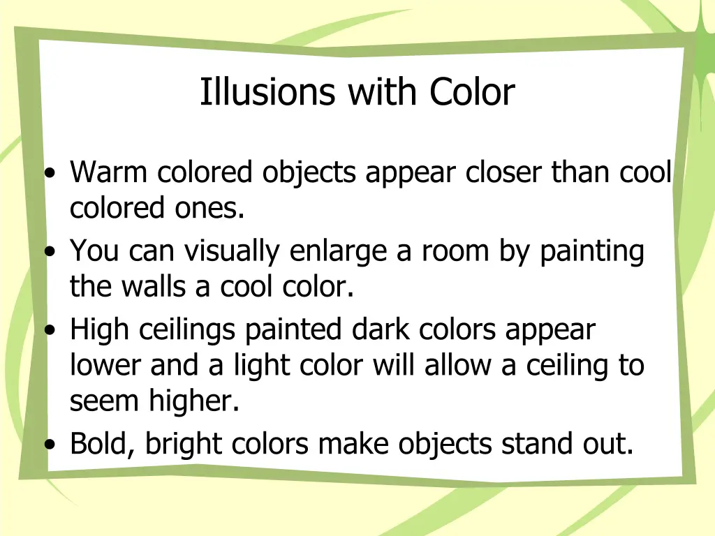 illusions with color