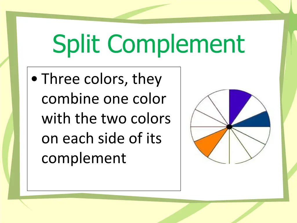 split complement