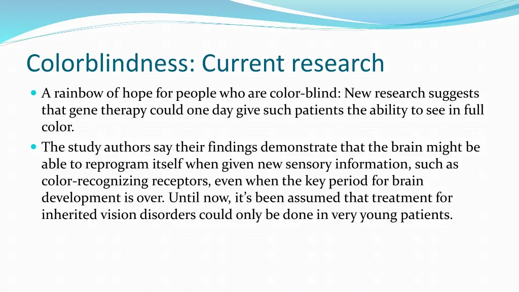 colorblindness current research