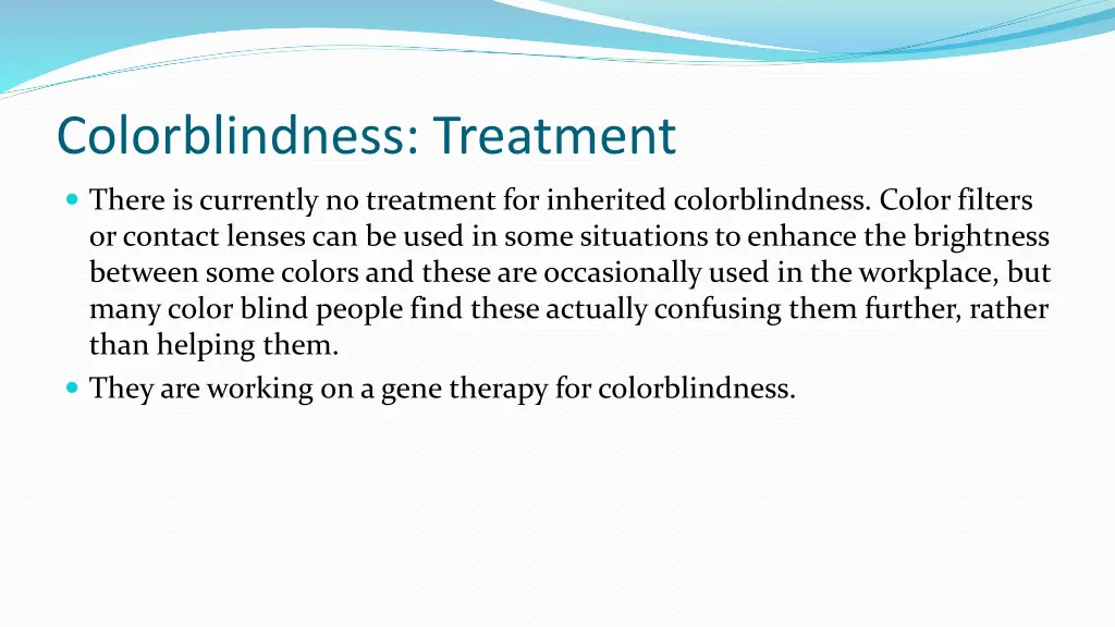 colorblindness treatment