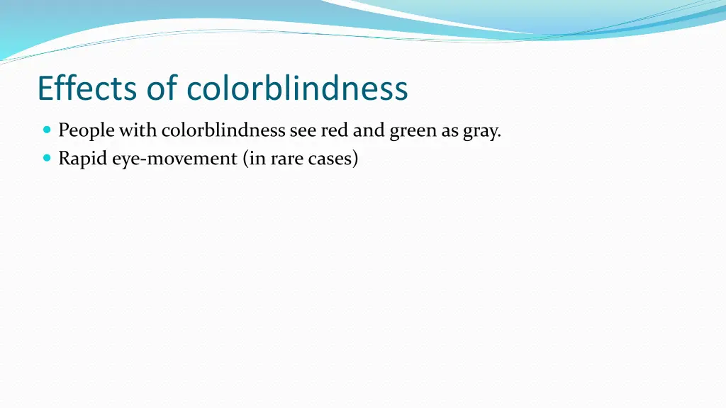 effects of colorblindness